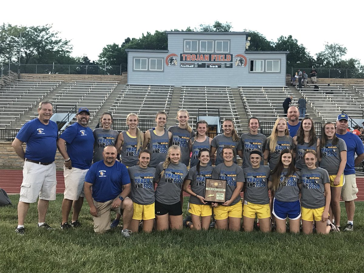BlueJCoachJones's tweet photo. CONGRATULATIONS NCHS 2018 Girls Track and Field 3A Beloit Regional TEAM CHAMPIONS! #bluejaystogether https://t.co/D0cBMyVFkl