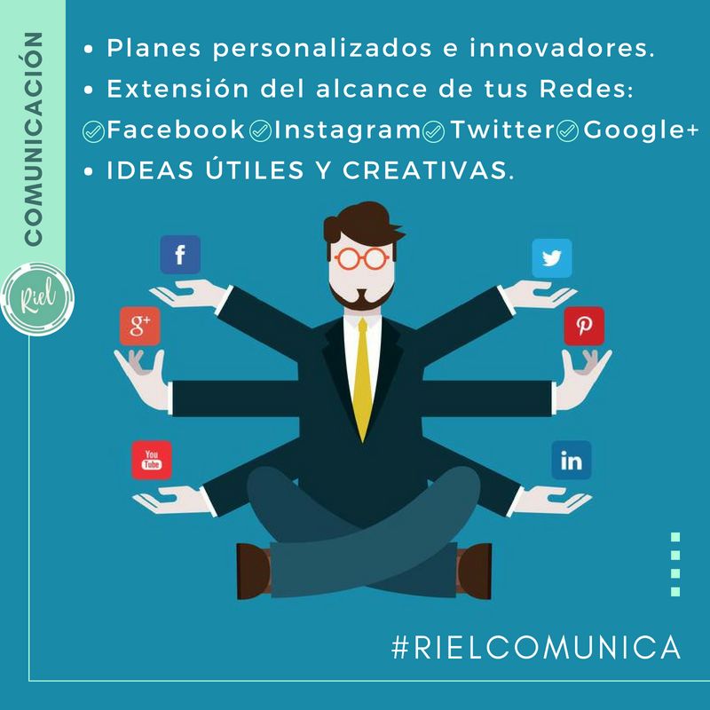 rielcomunica's tweet photo. 🗣🗣Si las redes sociales son una herramienta de tu trabajo o emprendimiento y querés obtener su mayor rendimiento 👩‍💻Contá con nuestros servicios👩‍💻#socialmanager #facebook #instagram #twitter  #emprendimiento #profesionales #negocio #redessociales #asesoría #diadeinternet https://t.co/CFFejXNqqL
