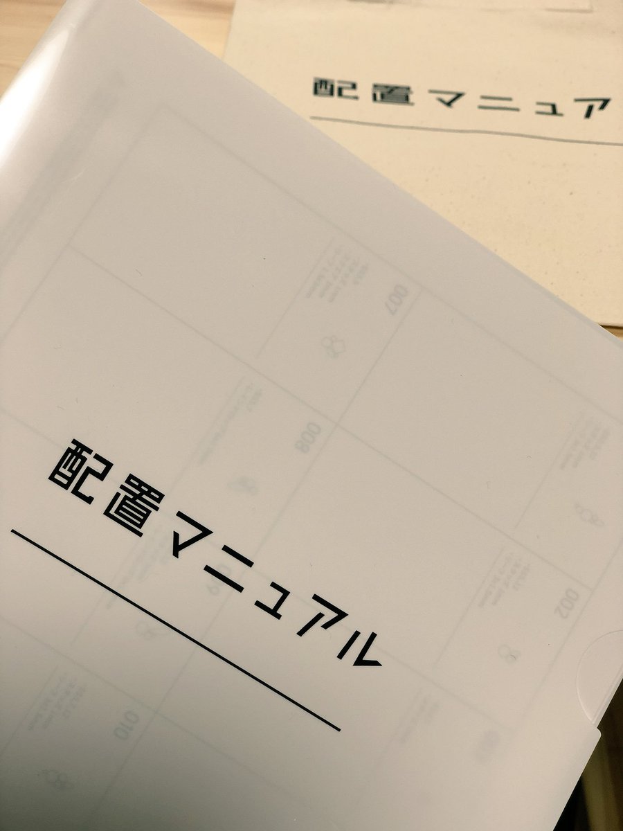 配置マニュアル 配置マニュアル
