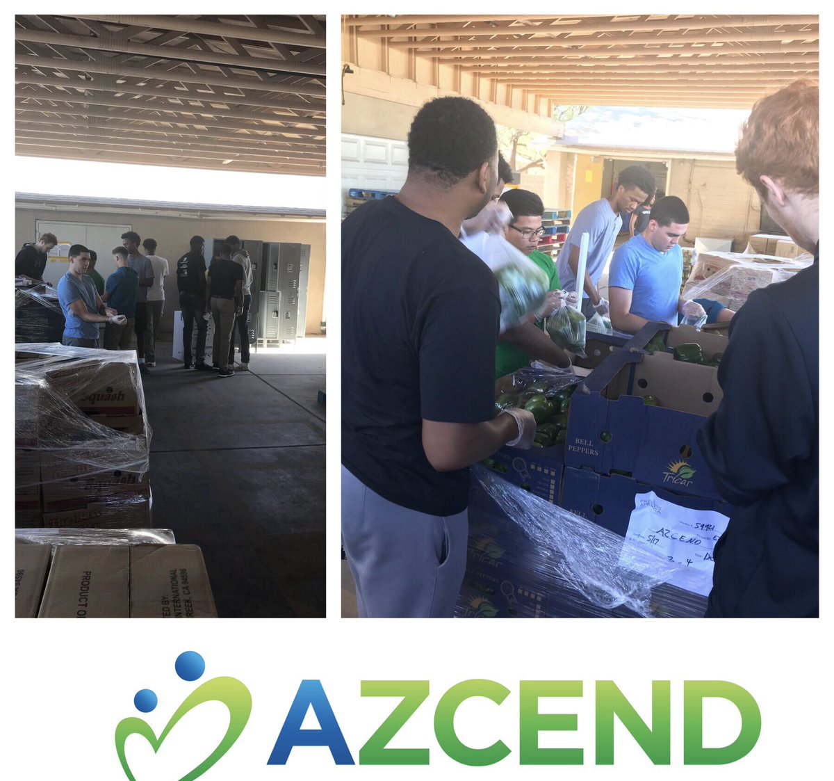 AZCompassPrep's tweet photo. AZ Compass Prep’s #TUAC Year round Community Service! #AZCEND AZ #Transcending by Giving #Growing #Leaders! Special thanks to Coaches @CoachGib24 Ed Gibson & A. Weathers https://t.co/LimpLT4fa1