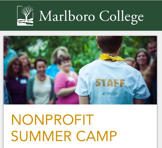 CommonGoodVT's tweet photo. .@GirlsontheRunVT is the winner of a ticket to @MarlboroCNLโs upcoming Nonprofit Summer Camp in Randolph, VT. Hope you like sโmores! #VTGives #npvt https://t.co/2eo9fbjQNJ