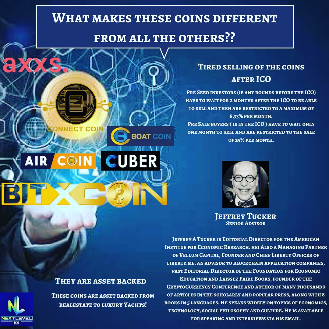 NextLevelICO's tweet photo. https://t.co/RbDEJbJER3 #boatcoin #bitxcoin #Axxs #aircoinico #aircoin #bitcoin #ethereum #cryptoworld #cryptonews #iconews #icoinvestor #icoinvestingtips #icoinvestments #connectcoin #ico #preico #buildyourempire #cryptowhale #cryptocurrency #cryptorevolution #steemit #steem https://t.co/l4lWoZe4tR