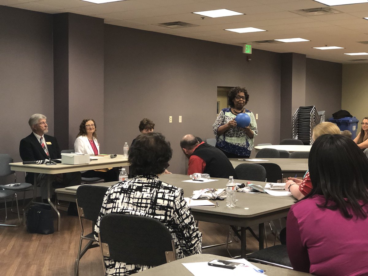 JEFCOED's tweet photo. The Superintendent's Teacher Advisory Council meets with board members to share and collaborate together. #teacherleader #wearejefcoed https://t.co/FXY2K3QdAH