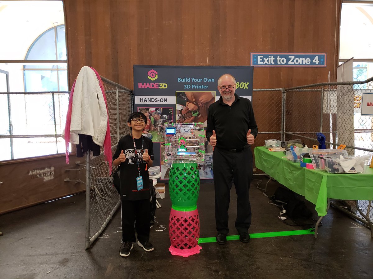 HabSkibbix's tweet photo. 🤖Brother Robot: Come visit me and the @yesIMADE3D Jelly Box 2 @makerfaire #BAMF2018 #bamf #bamf18 Saturday May 19 from 1pm to 4pm https://t.co/S4fFAEWOia