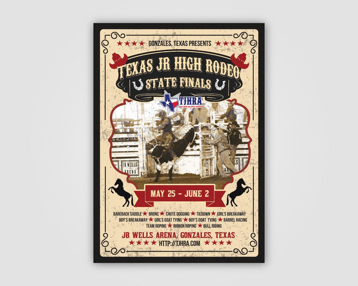 MaryMakingTX's tweet image. Don't miss the TJHRA finals happening in #GonzalesTX later this month!