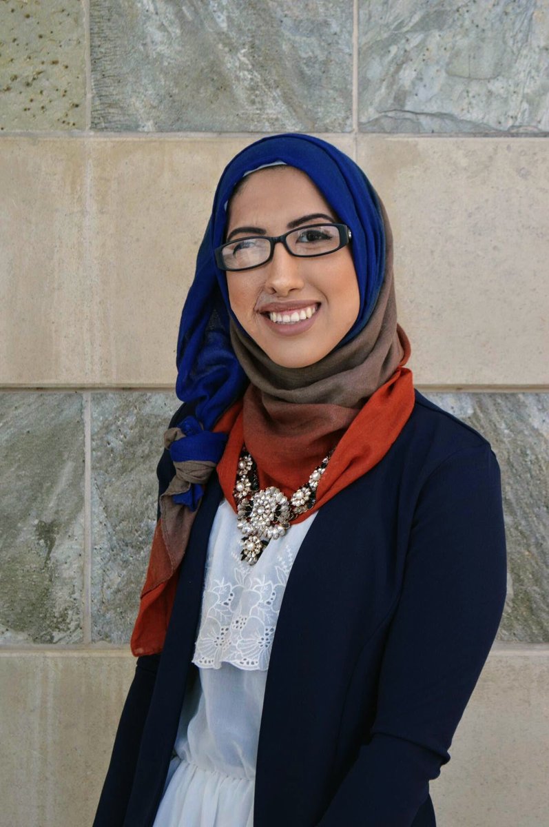 MDAdenton's tweet photo. My name is Huda Al-Someri and I’m a Senior at University of North Texas, majoring in Food and Nutrition. My goals as an officer of the First Muslim sorority is to network and create strong bonds with my fellow Muslim sisters who are soon to be professionals and leaders. https://t.co/rQlQAXKpYP