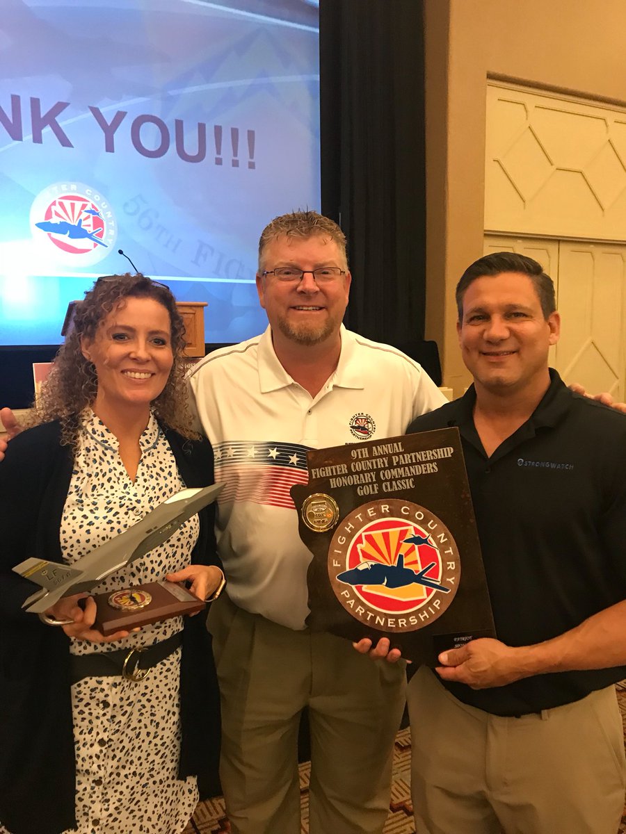 What a great honor to sponsor the Luke AFB Fighter Country Partnership Golf tournament - raising money to support our local airmen who fight selflessly for our nation.