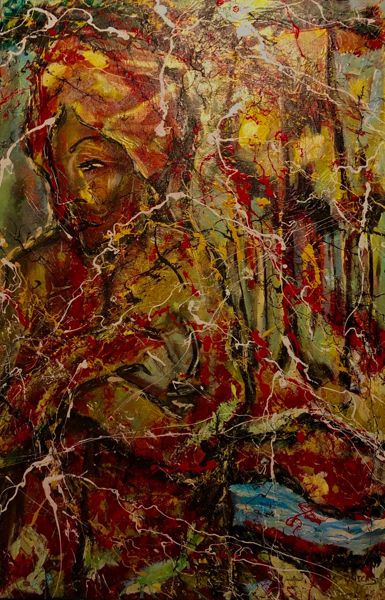 OnicasG's tweet photo. N.O.W. (New Onicas Work)
24x36 (X3)
Acrylic on canvas
POR
https://t.co/FeuUjaAWnk

@onicasart #Benin #Africa #AncestryDNA #Soul #spirit #art #artistsontwitter #Painter #painting #pain #paintings #acryliconcanvas ##Beyond100Days #love #needstudiospace #Raleigh #Durham #ChapelHill https://t.co/RqKYva04Jg
