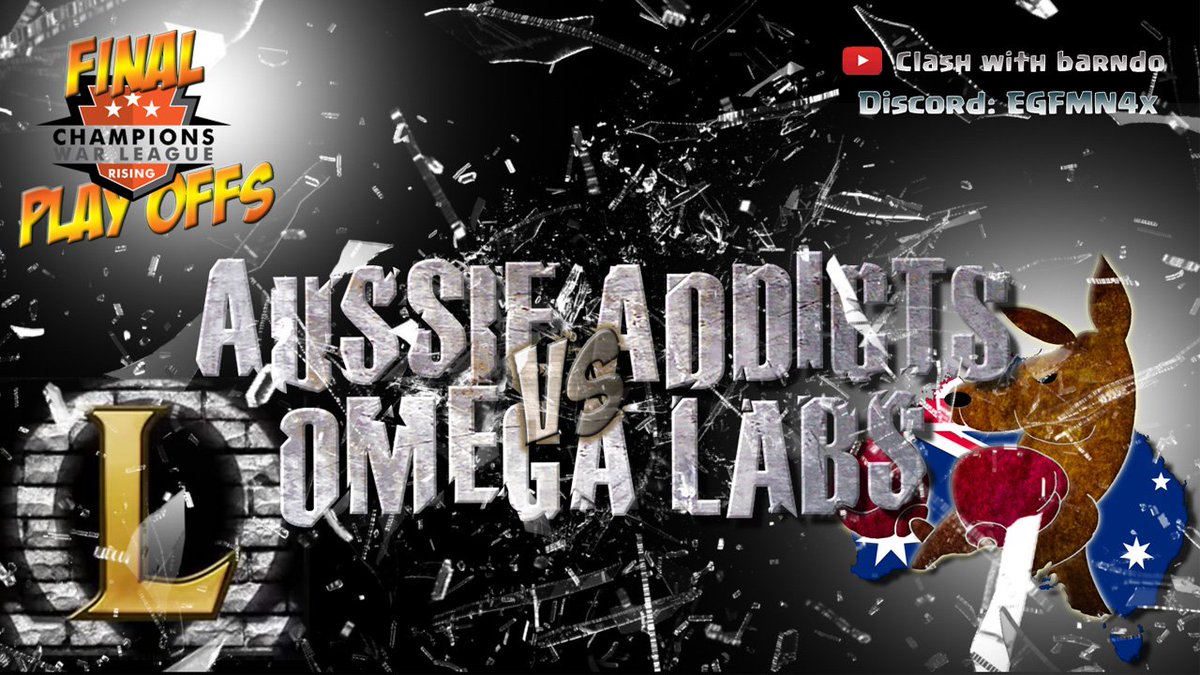 AusClanAlliance's tweet photo. Congratulations AA on making it to the CWL Rising Final Playoffs!!  Aussie Addicts and @Labs_Omega meet again !!  Bring it home AA 🇦🇺👊 GL Omega Labs 👍 https://t.co/fFRsNY098L