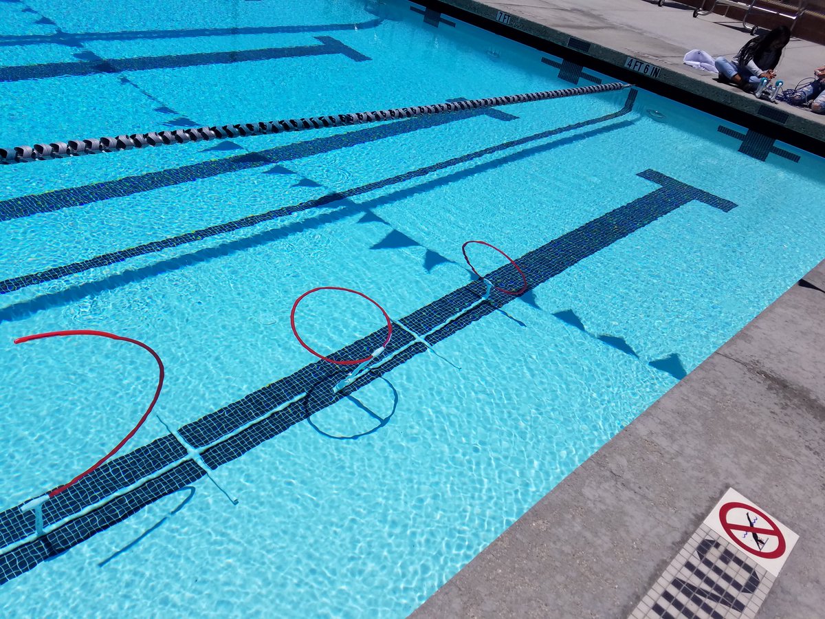 MsMedinaTHMS's tweet photo. #THMSSTEMGIRLS  navigating the underwater obstacle course . Thank you @GTHSTitans for the use of the pool to try out our remote vehicles.  @THMS_CJUSD @ColtonJUSD https://t.co/j4ABkfyRTy