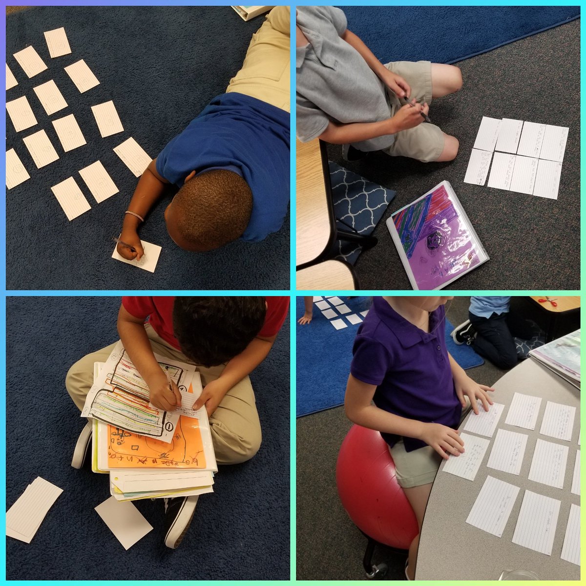 arstout07's tweet photo. Crafting picture books in #writersworkshop with their fictional narratives. #stoutstars https://t.co/90JU15HzTT