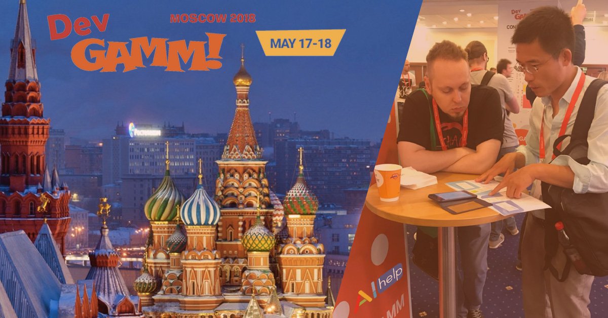 AIhelp1's tweet image. Let&apos;s get some fun and business at @DevGAMM Moscow 2018 . Find our team around. 
#AIHelp #CustServ #CX #DevGAMM #Moscow #Chatbot
