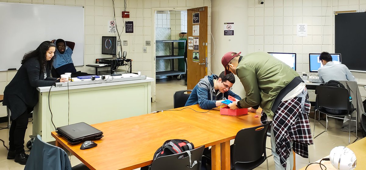 ENTVideoClub's tweet photo. ENT Video Club shooting content for the MTEC Club. MTEC Spring Show Case @ Voorhees #CITYTECH🏛📒📚 #MTECClub🌐💻🖲 #EmergingMedia🖥⌨🖱 #SpringShowCase🎮🕹 #EscapetheRoom🤫🙄 #ClubCollaboration 🌐💻🎬🎥 #ENTVideoClub 🎞📽 https://t.co/g7ItFv6jvE