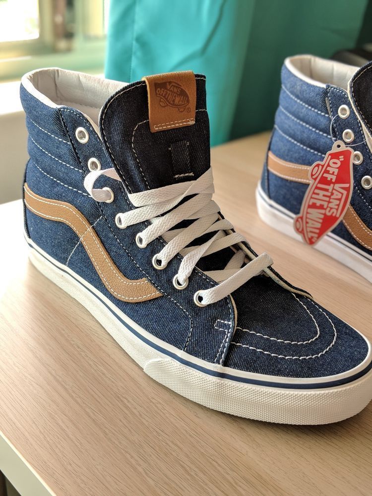 vans denim c&l sk8 hi reissue