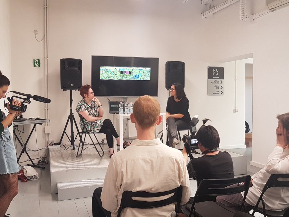 RomaMAF18's tweet photo. #RomaMAF Si comincia alla @RUFA_University! Un confronto tra le direttrici artistiche dei più importanti festival europei. Con @valentinatanni, Donna Holford Lovell @weareneon, JaquelineButler e @HegeTapio #IOLab #Enlight https://t.co/yiVMeC8dm4