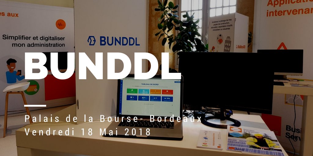 Bunddl_app's tweet photo. C'est parti pour la matinée #WorkandPlayMobile organisé par @orangebusiness au @PalaisBourseBdx de #Bordeaux. Venez y découvrir notre nouvelle application métier #Bunddl. #apps #tracabilite #livraison #tracking #colis https://t.co/6ZzQGrwLpL