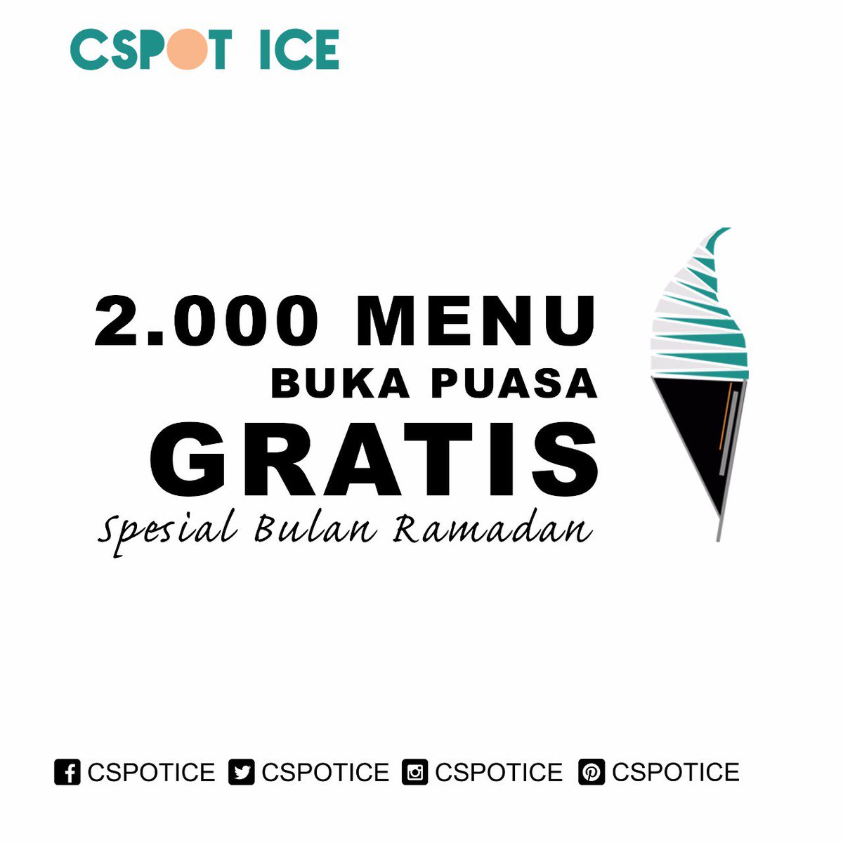 Buka Puasa Es Krim Gratiss Untuk 1.000 Orang (2.000 menu)

Caranya : Tulis Nama, Nomor Hp dan Cabang kami yg ingin ditempati untuk buka puasa !!!

Tanya-tanya langsung ke line official kami >>> line.me/ti/p/@cspotice