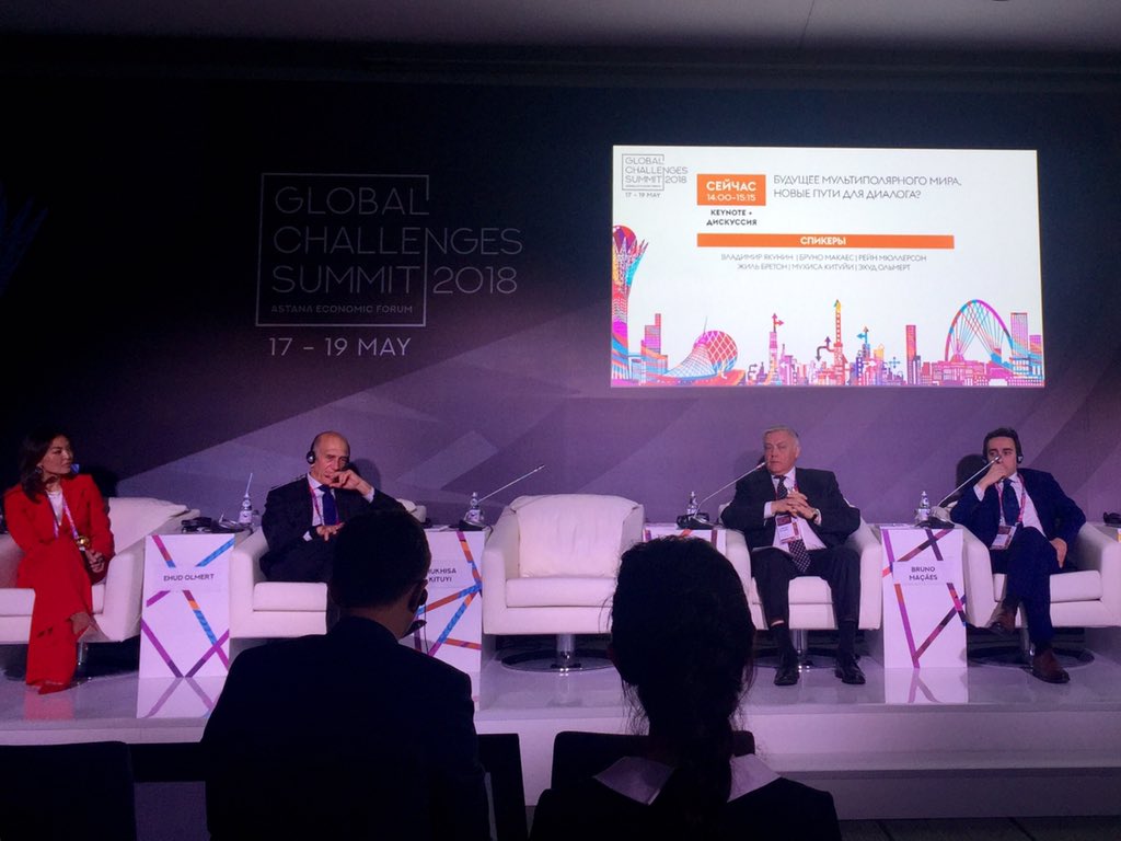 baloyuna's tweet photo. Vladimir Yakunin, Chairman of the Board of @DOCResearchInst, speaking on values and failed attempts of their universalization at #AstanaEconomicForum #AEF2018 #GSSummit #GlobalChallengesSummit https://t.co/tz4w3zPerP