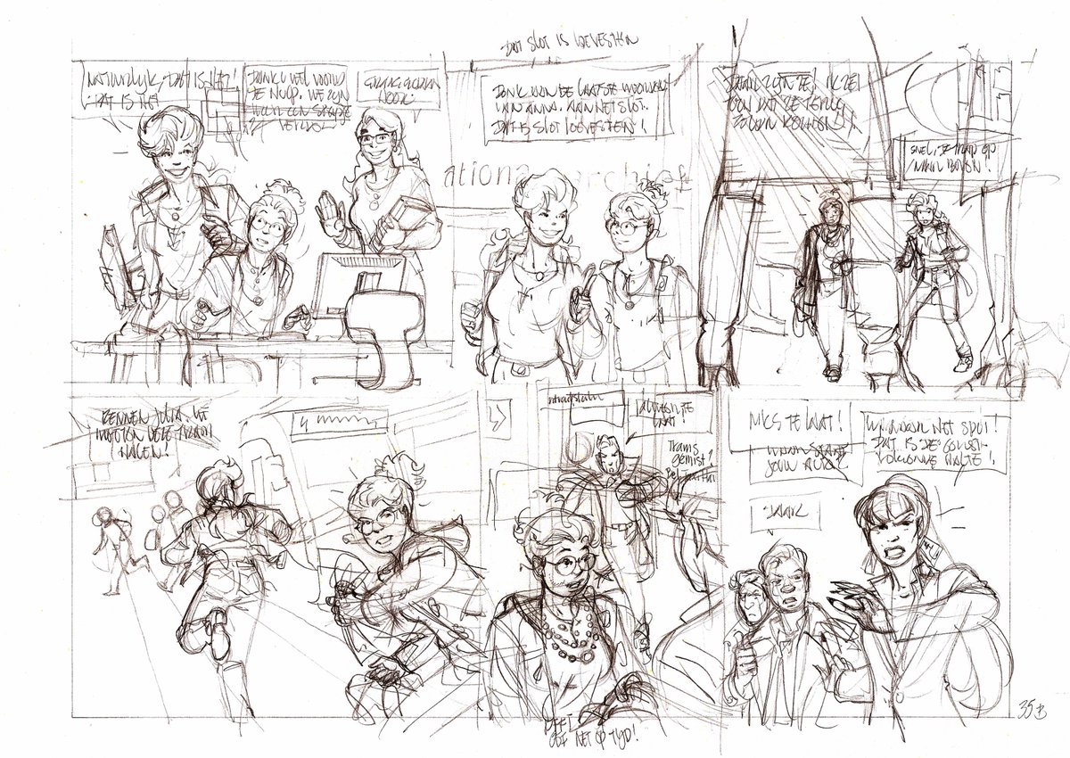 bd_must's tweet photo. Brouillon de Danker Jan Oreel pour la planche 35 de #Helena.
https://t.co/6GvsqoXinN https://t.co/horurHVHUX