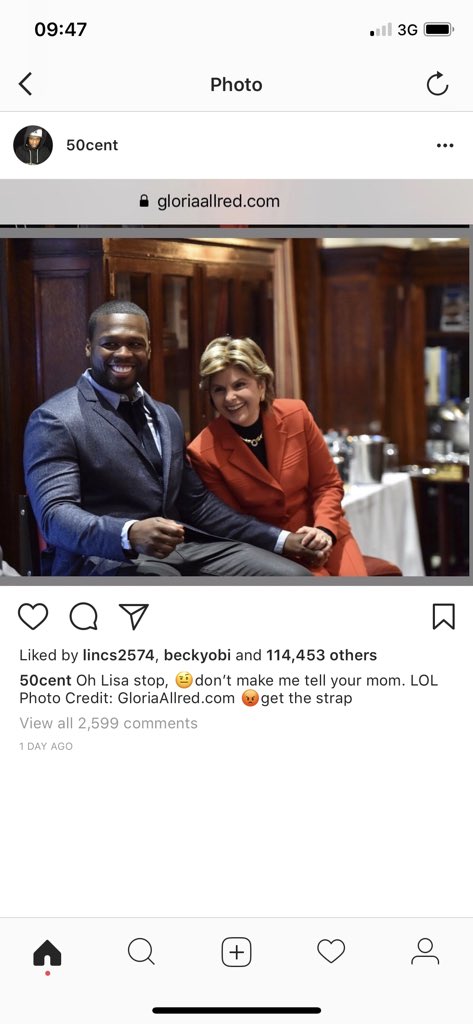 G_Gatman's tweet image. 50 is a real life villain and I’m here for it. Man is chilling with the mother of the lawyer who’s trying to sue him 🤣🤣🤣🤣🤣