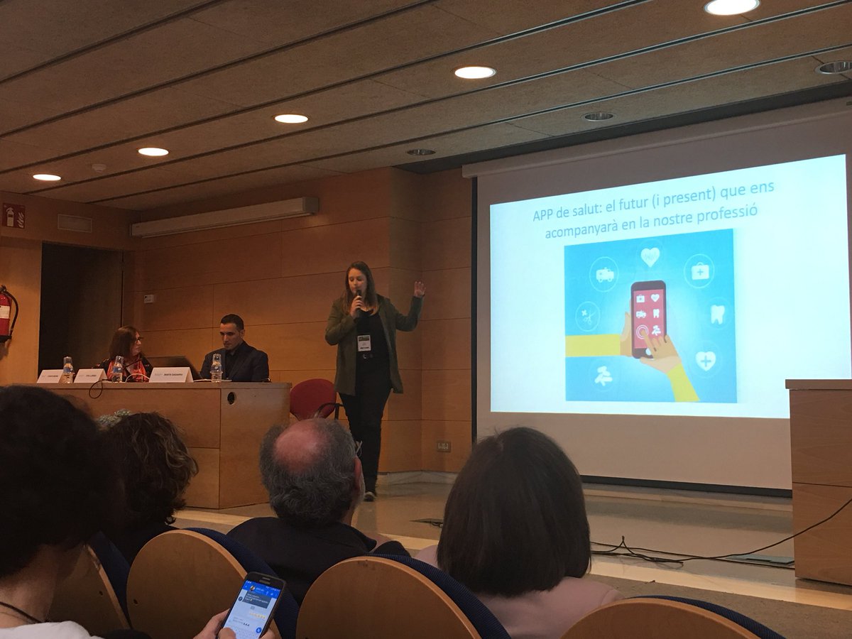 Les aplicacions mòbils i la salut. Ponència a càrrec d’Irene Bernal i Marc Fortes <a href="/irenebernalp/">Irene Bernal</a> <a href="/marcfortes/">Marc Fortes</a> #APruralCoMB Projecte APPSalut @ticsalut @CatedraTICSalut <a href="/COIBarcelona/">Col·legi d'Infermeres i Infermers de BCN (COIB)</a> <a href="/infermeria/">Infermera virtual</a> <a href="/COMBarcelona/">Col·legi Metges BCN</a> <a href="/CAMFiC/">🌳CAMFiC</a> <a href="/AIFICC/">AIFICC</a> <a href="/coplefc/">COPLEFC</a>