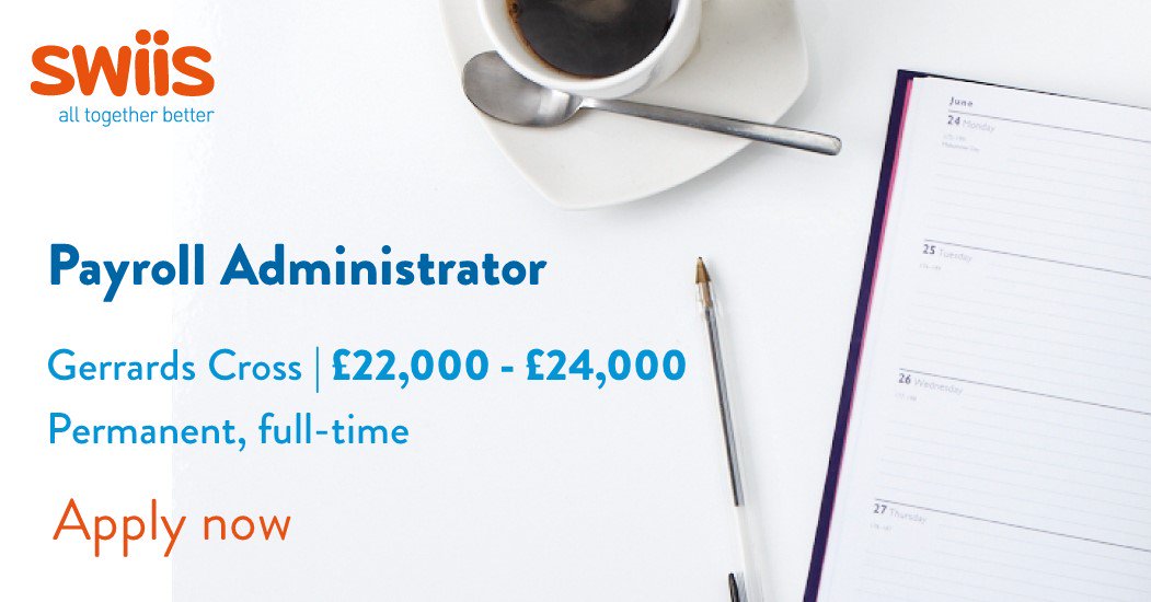 We’re looking for a Payroll Administrator to join our friendly health and social care team in Gerrards Cross. You will provide a professional, specialist and dedicated payroll support to our temporary workers.

Apply today: bit.ly/2rI6mJd