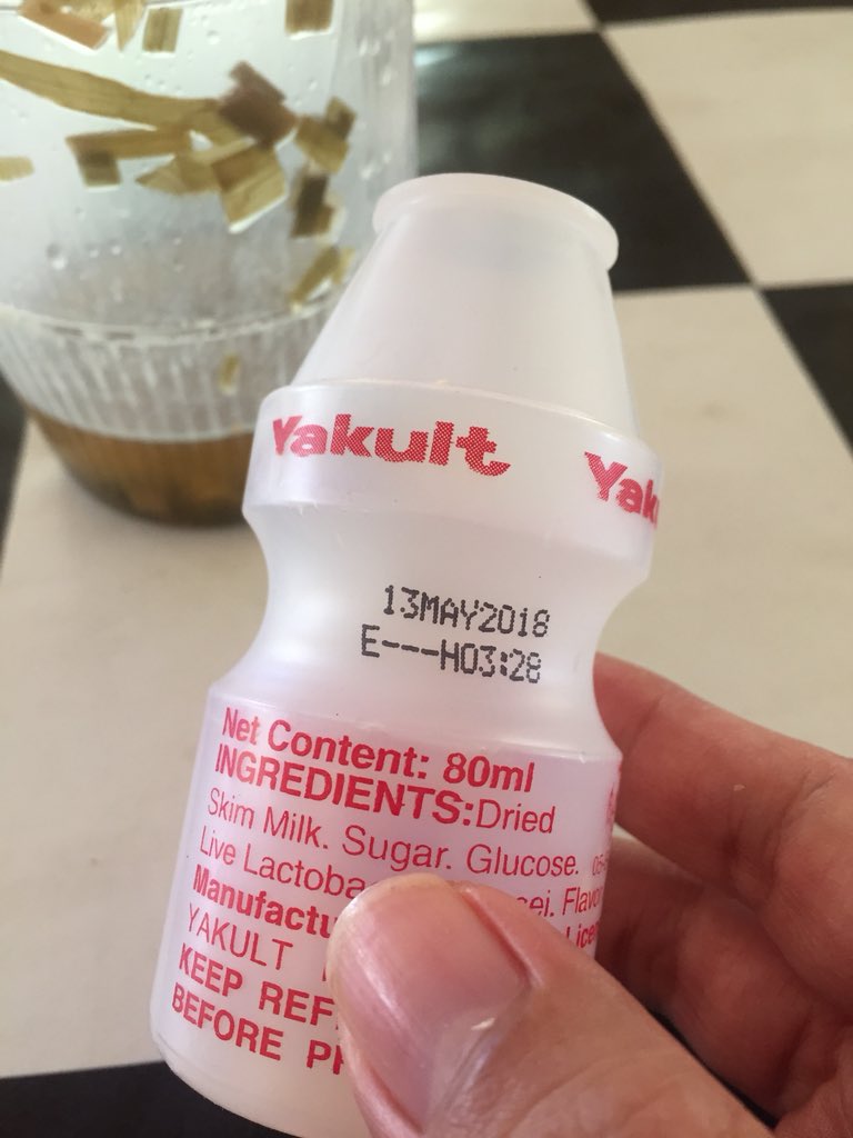 Weird Wanderer On Twitter So I Saw That This Yakult Has Expired I Quickly Removed It From The Shelf Opened It And Drank It Immediately I Think Something S Wrong With Me And