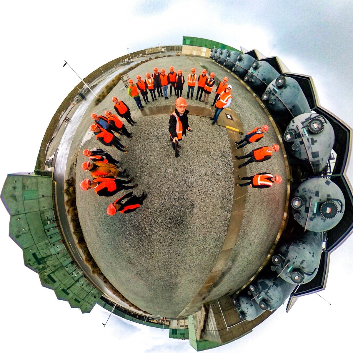 Team France Australia visiting the Victorian Desalination Plant #ccef #facci #suez