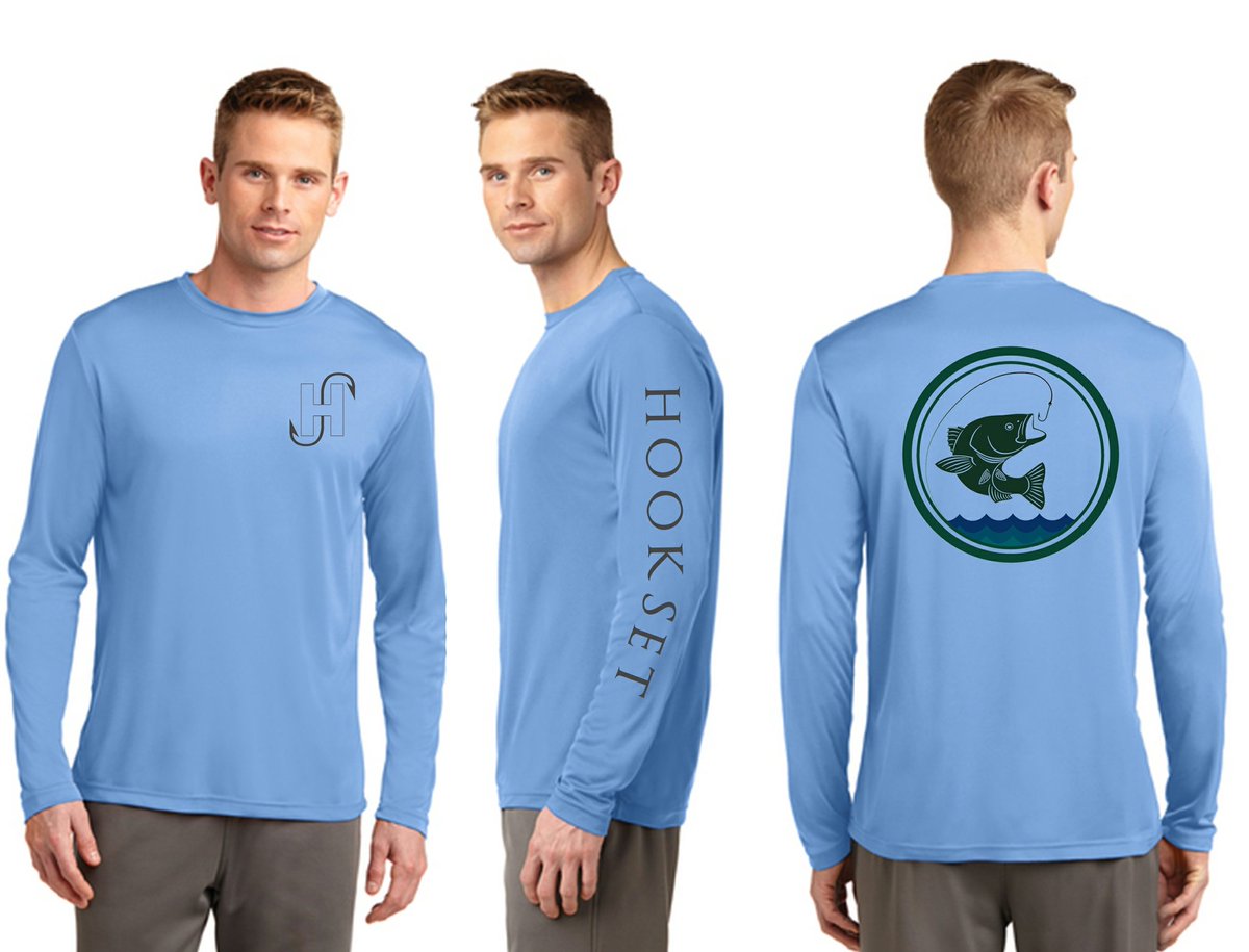FishingSet's tweet image. Hook Set Bass Angler Long Sleeve now available in blue!
#hooksetfishing #hookset #fishing #fishingapparel #angler #saltwater #new #freshwater #bass #bassangler #quality