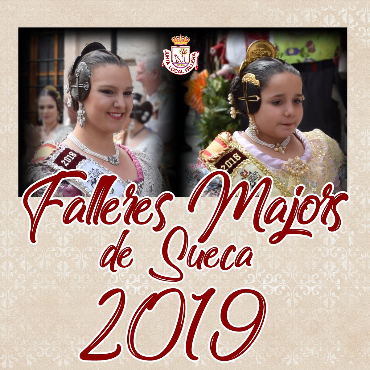 jlfsueca's tweet photo. 💐Andrea Galiana i Zaida Fandos, Falleres Majors de Sueca 2019.💥🔥 #Falles2019 #suecaenfalles https://t.co/2L70kG59AA