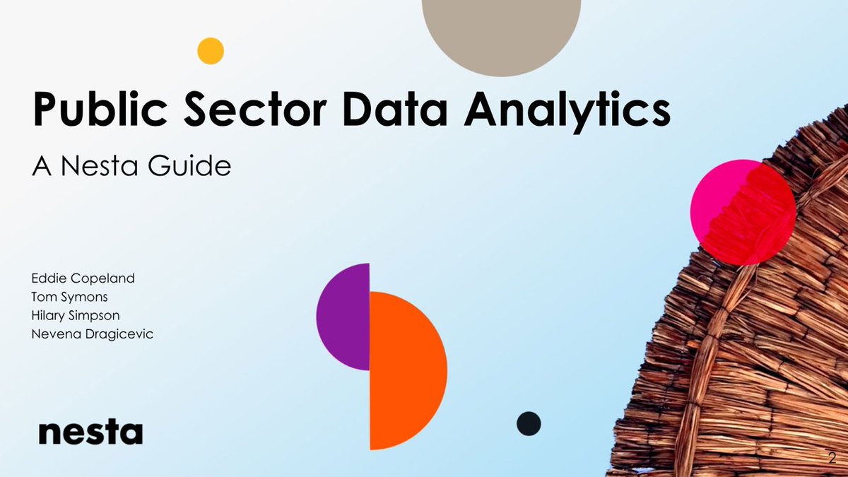 My <a href="/nesta_uk/">Nesta</a> colleagues and I have recently been trying to put together a guide to running public sector #DataAnalytics projects. It's currently in draft - if you'd like to help us improve it, see: docs.google.com/presentation/d…. Feedback welcome!