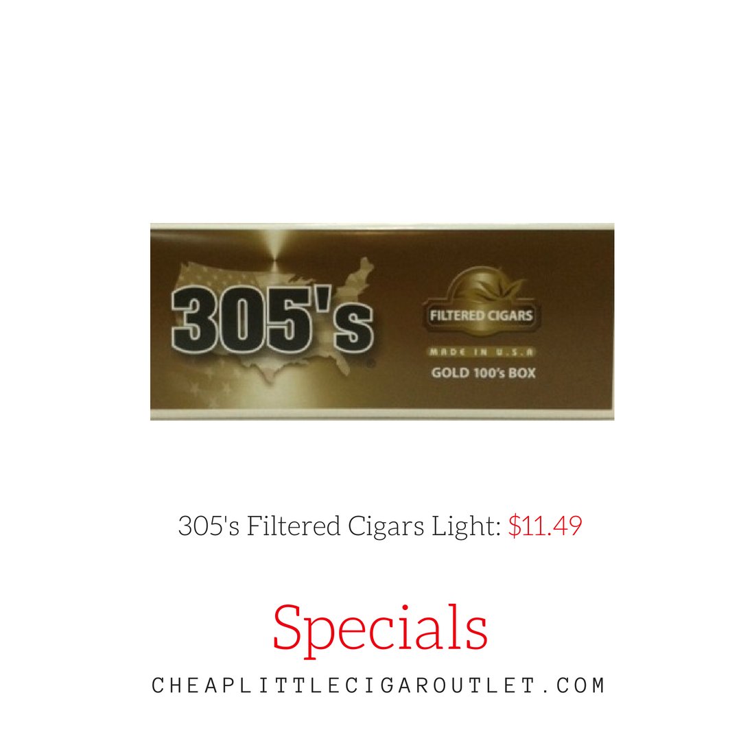 CheapLCOutlet's tweet photo. 305's Filtered Cigars Light: $11.49
https://t.co/212OSQBxQO
----
#CLCO #CheapLittleCigarOutlet #Cigars #Vape #305s https://t.co/gb4WDwFyO0