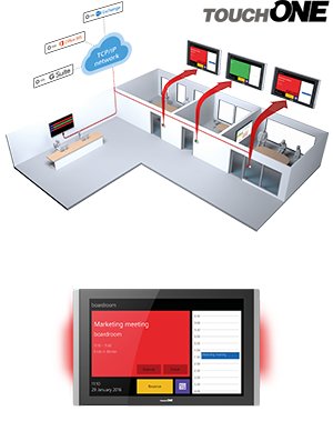 CueSystemAsia's tweet photo. (1/3) New in Reservation System
Launched at At Integrated Systems Europe (ISE) -  touchONE

● Room reservations overview for receptions, entrance halls, etc.
● Central setup of reservation panels
● Room equipment control directly from reservation panels

#ISE #Europe https://t.co/vXPcSBuH4h