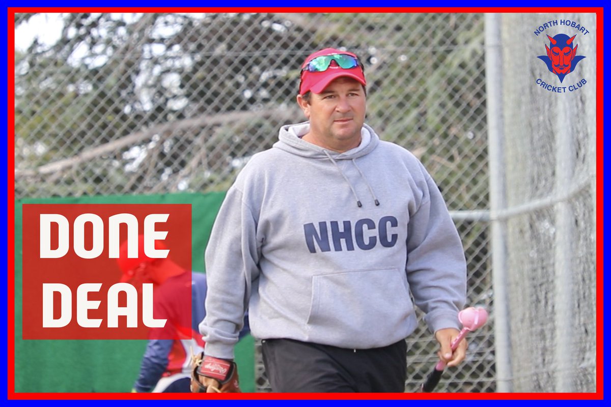 It's official! The North Hobart Cricket Club have appointed our Club Coach for season 2018/19 and beyond. <a href="/CTPremierLeague/">Cricket Tasmania Premier League</a> 

MORE: bit.ly/2rRDv4d

#NHCC #GrandOldFlag #GoDees