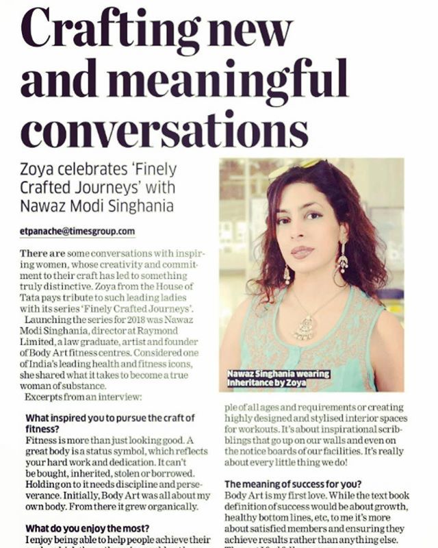 ET Panache... 16 May, 2018.... #bodyart #fitness #exercise #workout #cardio #aerialarts #food #weight #dance #aqua #instafollow #fit #slim #pilates #gym #tone #tagforlikes #groupclasses #nawaz #nutrition #diet #followback #nawazmodisinghania #flexibility… ift.tt/2kb1JTT