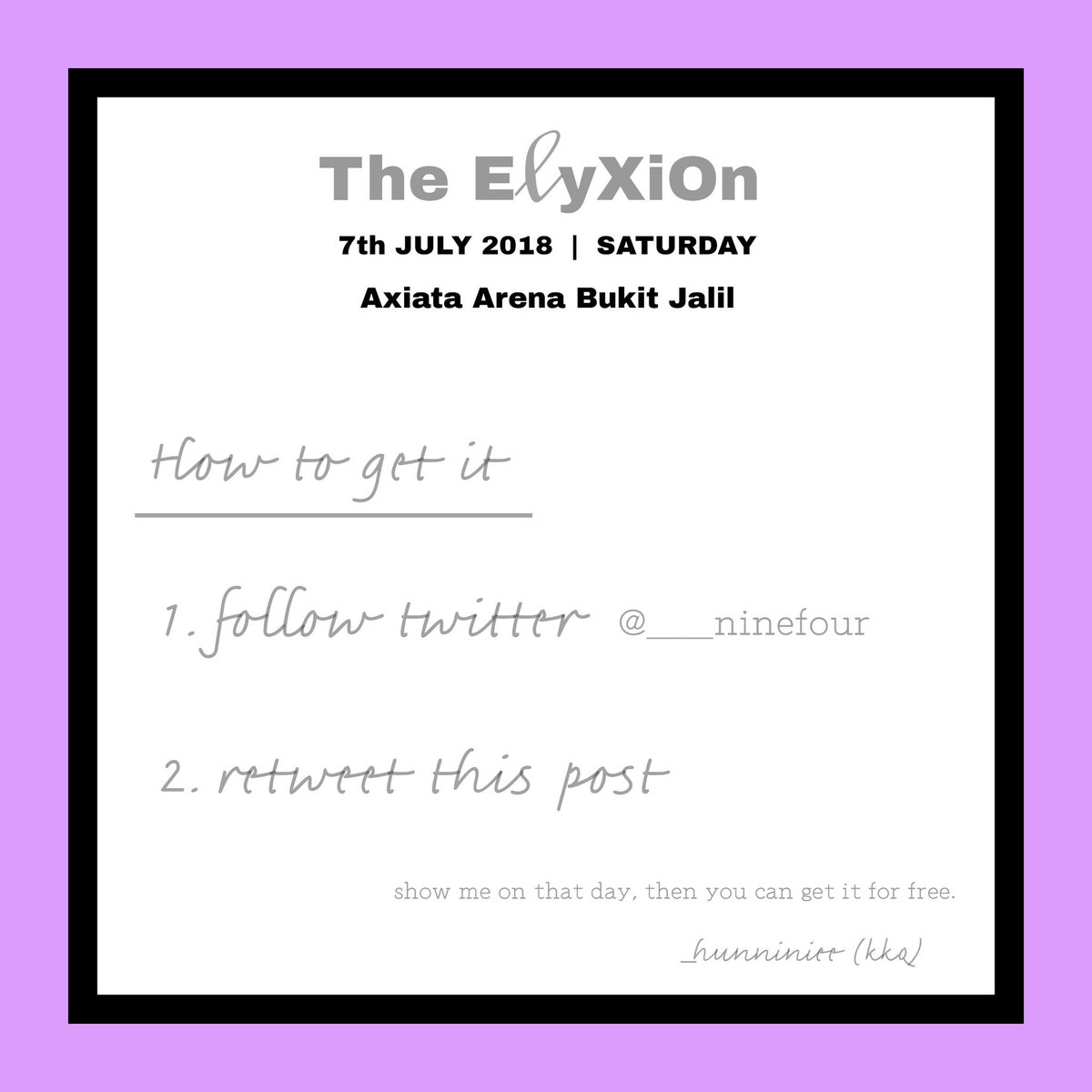 __ninefour's tweet photo. (HELP RT) THE ELYXION IN MY✨ 7/7 can get it for free✨ https://t.co/UzpWm50Kbz
