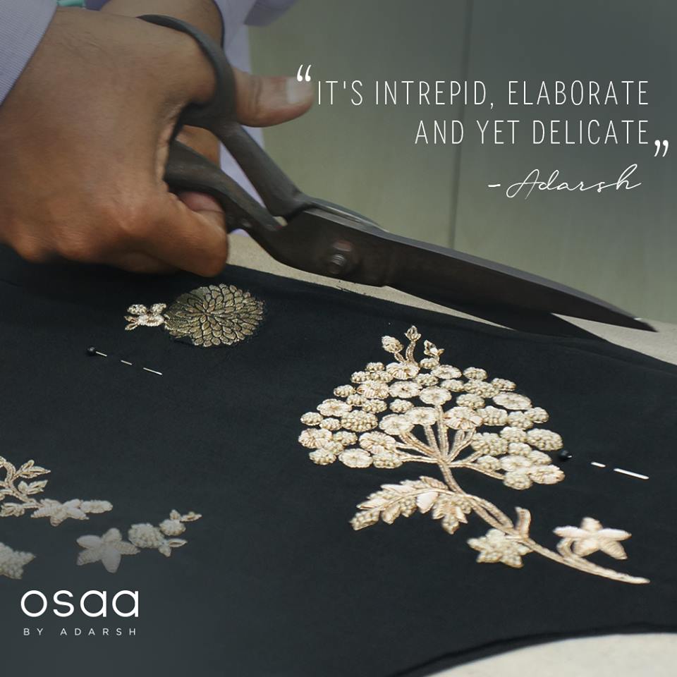 OSAAbyAdarsh's tweet photo. #LakmeFashionWeekCollection #IkebanaKiKahani #WorkInProgress https://t.co/qX5FhiM4pf