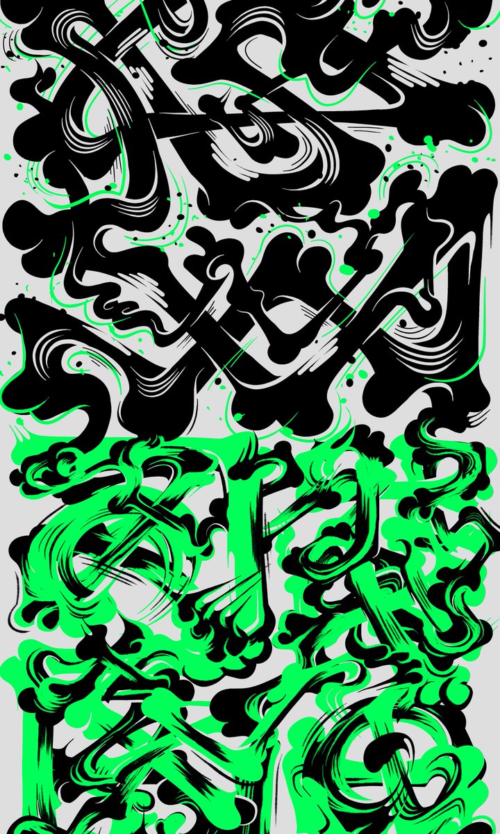 Miltz 自称世界一長いインスタ 曼荼羅 Drawing 現在414日 T Co Pnjfttietq Miltz ひげ文字 髭文字 Kanjiline