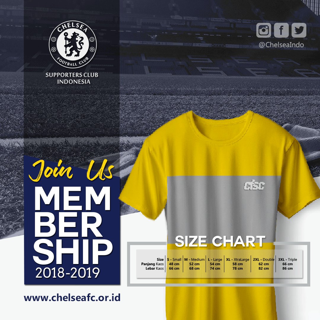 CISCcianjur's tweet photo. 1. GOLD TIER: Rp. 150.000 (Official T-shirt, Scarf, ID Card + Lanyard, Sticker set, dan Undian Stamford Bridge)
2. RENEWAL: Rp. 135.000 (Official T-shirt, Scarf, ID Card + Lanyard, Sticker set, dan Undian Stamford Bridge)
3. BLUE TIER: Rp. 50.000 (ID Card + Lanyard, Sticker set) https://t.co/De1FeI1vCa