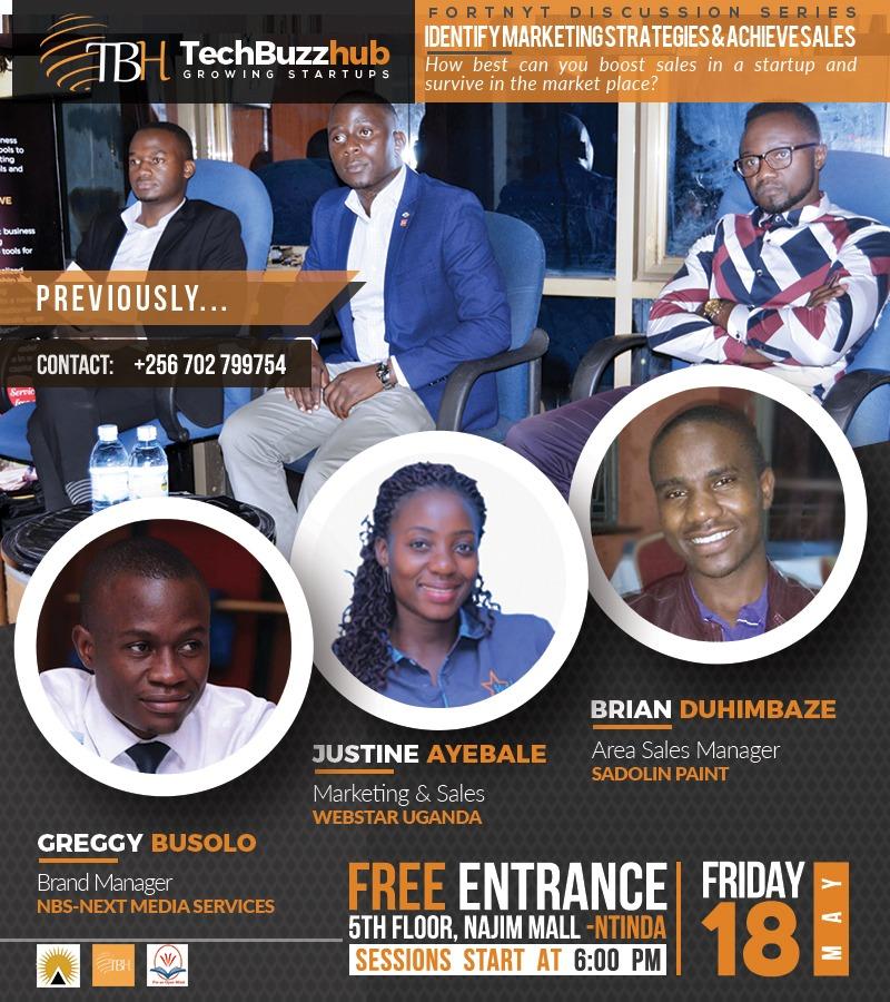 GreggyBusolo's tweet photo. Join me & other panelists this evening as we talk #Marketingandsales in Ntinda at Najim Mall #techbuzzhub #nbsupdates @nbstv @blazey_blaze https://t.co/qqUsFs3QmC