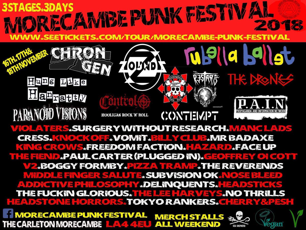 Morecambe Punk festival tweet media