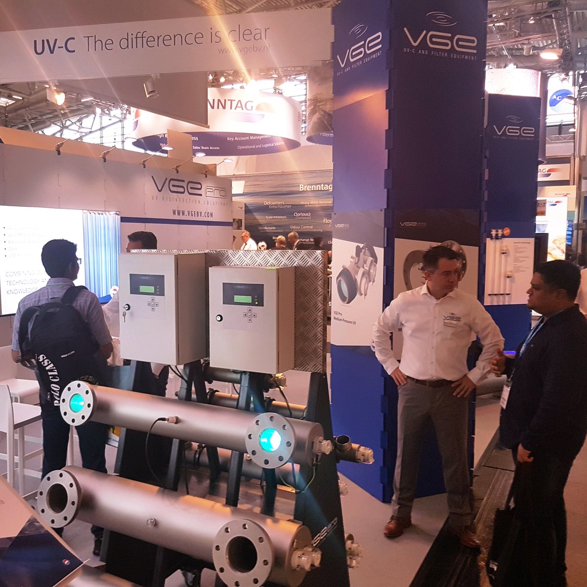 Today is the last day of IFAT 2018. Come see our latest innovations in the field of professional UV-C water disinfection systems. Hall A3, booth 538!
