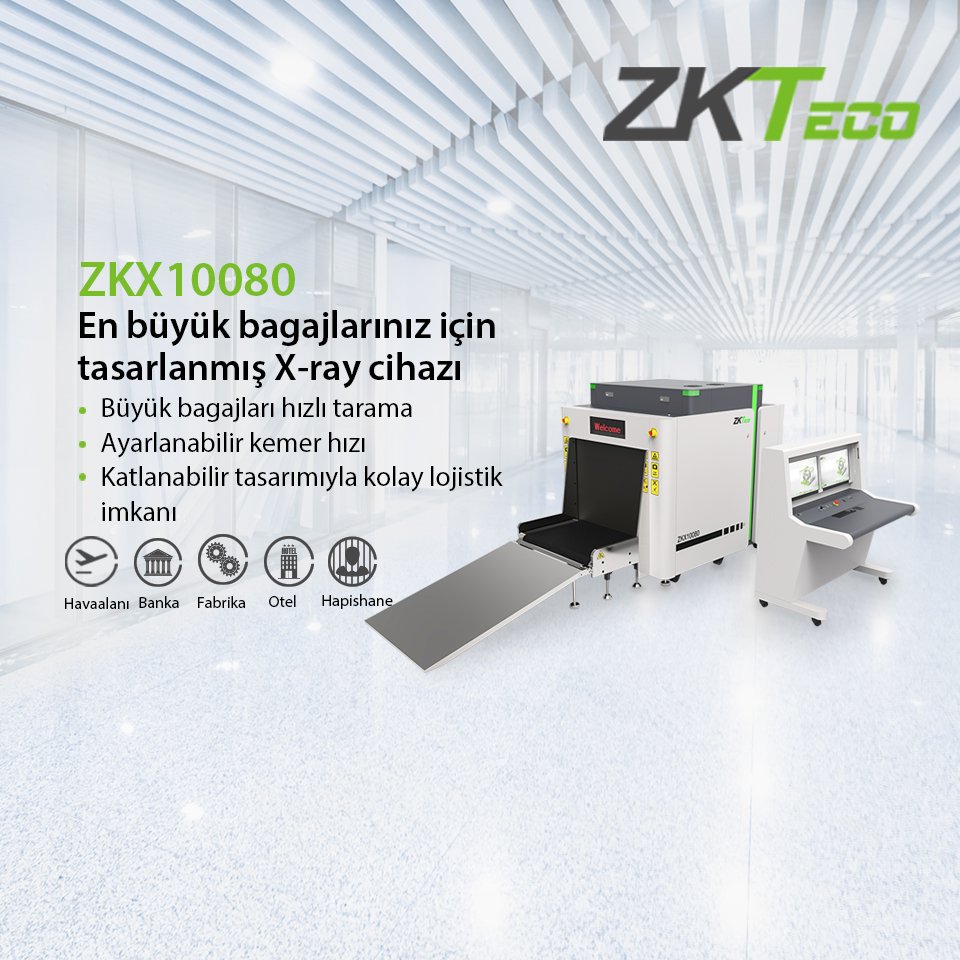 Büyük bagajların en küçük detaylarını dahi görebilen 100 x 80 cm ebatlarındaki X-ray cihazımız ile tanışın ! #havaalanı #thy #otel #zkteco bit.ly/2LaEaqp