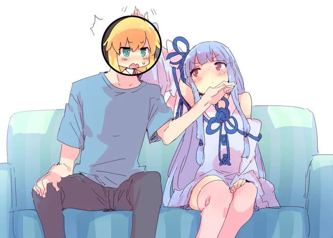 カウンターなでなで 