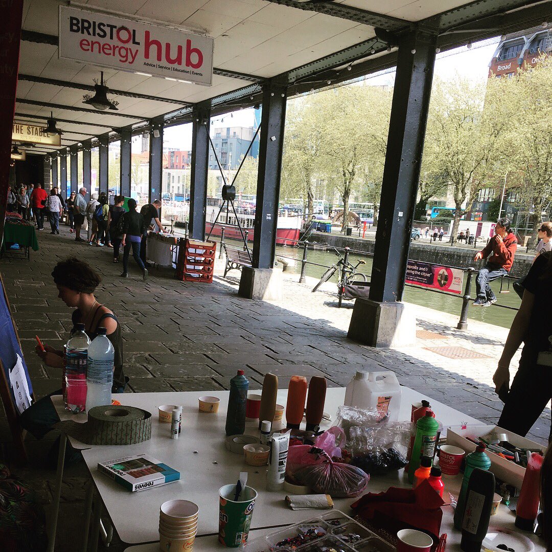 Art_4Change's tweet photo. Mask making workshop Bristol Energy 12/4pm this Saturday,#MentalHealthAwarenessWeek18 https://t.co/ZQXKVycmxK