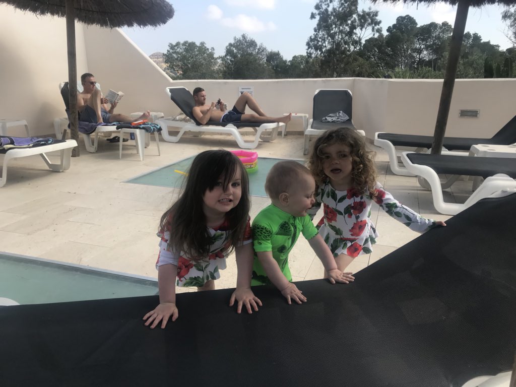 JayCatton's tweet photo. Some pay back today for having two rounds of golf this week. Girls are at spa for the day so Daddy day care in full flow! #realworkstarts https://t.co/dc2PpVti5w