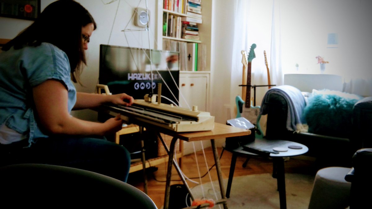 Friday morning playtest of Hazuki #葉月 #knittingmachine #qte