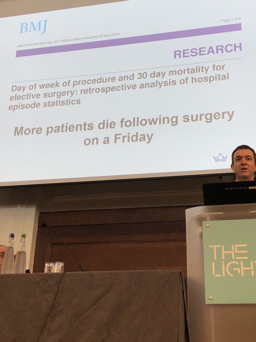 AgeAnaesthesia's tweet photo. The importance of recognising the truth in research,  and the need to take collective responsibility when reasearch shows us problems in practice @rupert_pearse #AAAPOPS #BGSconf https://t.co/5WTiyOQUbw