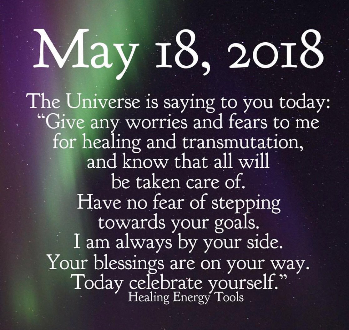 In case you needed to hear this 5/18