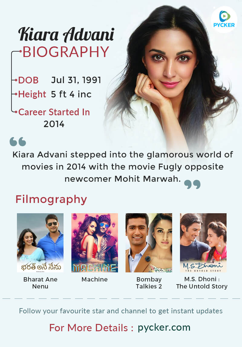 TeluguPycker's tweet photo. Get to know more about the #BharatAneNenu heroine #kiaraadvani #Fullbiography @Advani_Kiara #MSDhoni
Know more here: https://t.co/0G1VozyEjU https://t.co/N3x2YFIRn0